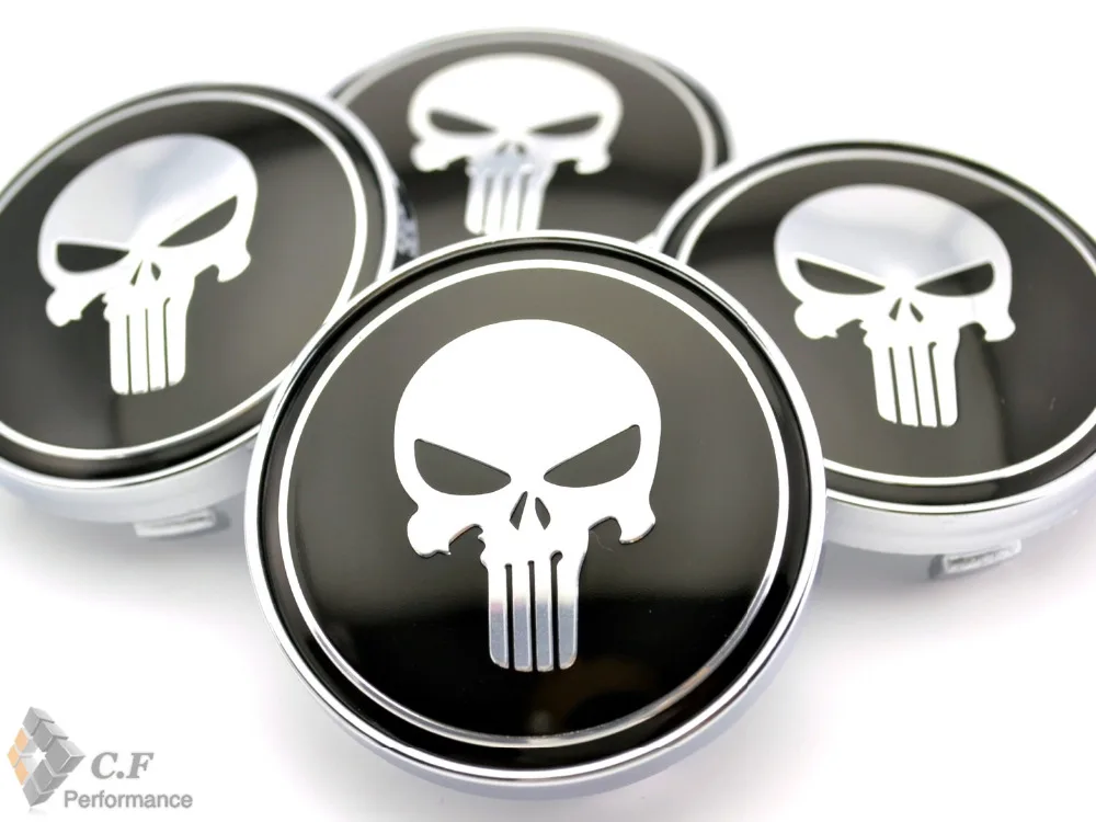 4x KIA 58mm ALLOY WHEEL CENTER CAPS FOR KIA SILVER BADGE