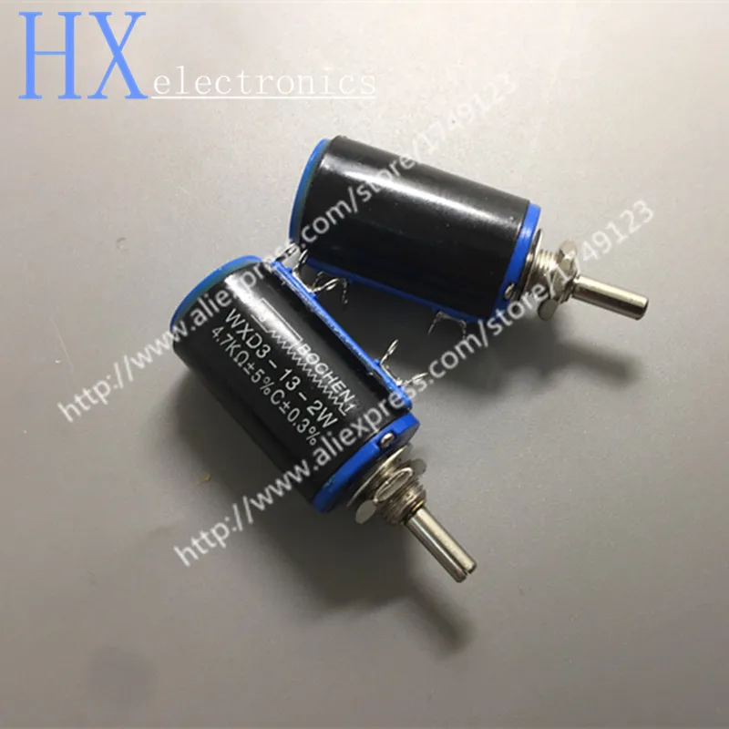 WXD3-13-2W 4.7K Precision multi circle potentiometer Sliding rheostat 2W Wire wound 4K7 3.2yuan_
