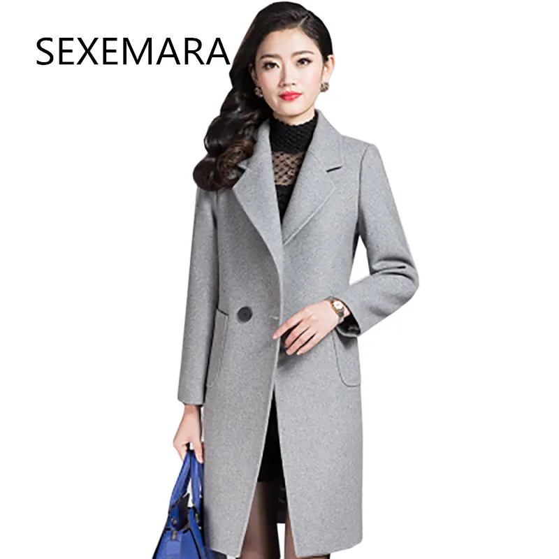 high quality Women Woolen Coat And Coats Elegant Warm Winter Jackets 2018 Spring Outwear Plus Size Women Wool Coat Jacket LU280 high quality Women Woolen Coat And Coats Elegant Warm Winter Jackets 2018 Spring Outwear Plus Size Women Wool Coat Jacket LU280