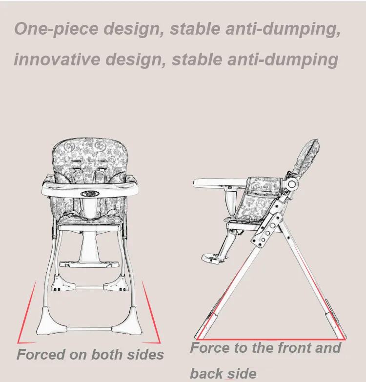 2018 портативный столик для кормления малыша складной детский обеденный стол легкий детский стул для еды