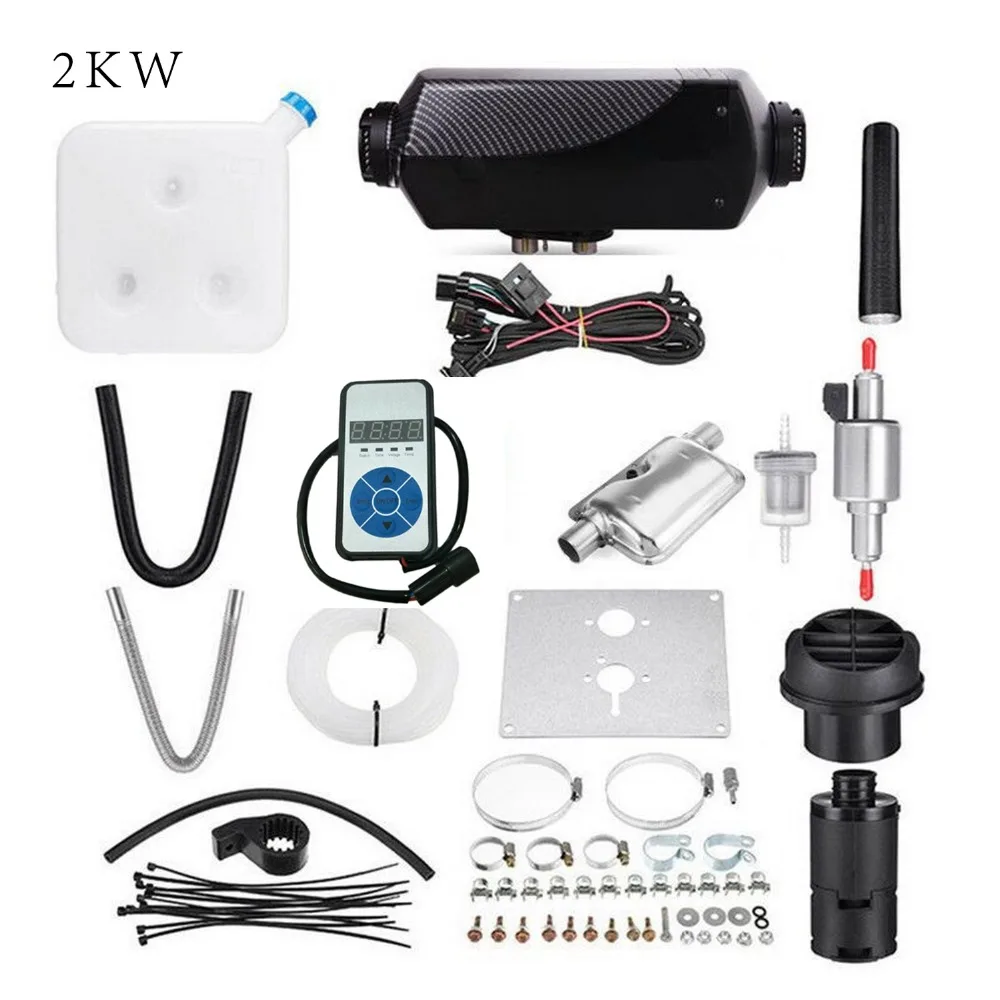 

2kw black Single hole heater rotary switch with muffler