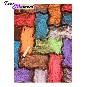 

Ever Moment Diamond Painting Chalk Color Full Square Drill Picture Of Rhinestone Cross Stitch Diamond Embroidery 5D DIY 3F162