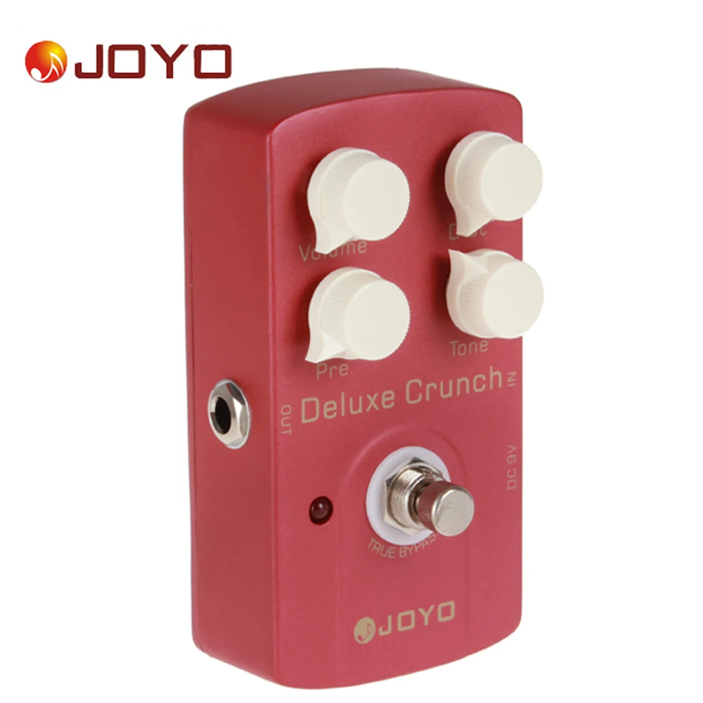 JOYO JF 39 True Bypass Deluxe Crunch Guitar Effect Pedal Box DC 9V