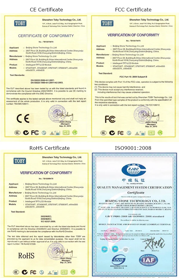 256 MB  5.6 inch A+ TFT LCD touch screen with 16bit full color