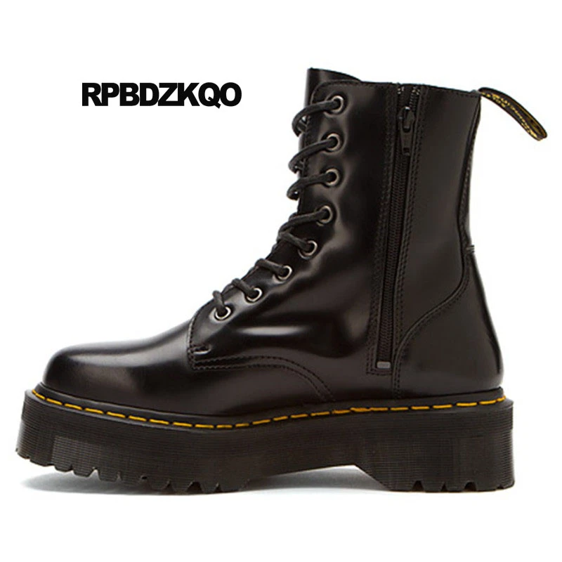 Womens black combat boots size 10 Clearance