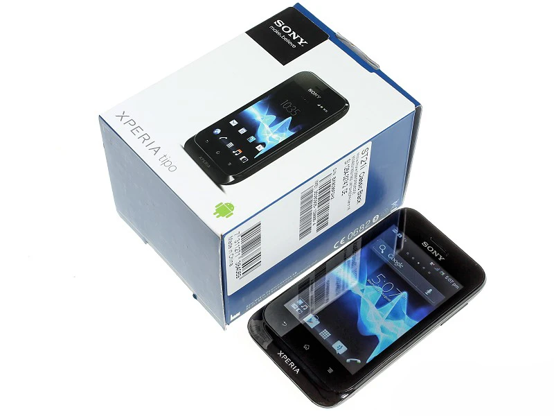 ST21 разблокированный sony Xperia tipo разблокированный ST21i GSM 3," дюймовый 3g 3MP gps wifi Android смартфон 512 ram 1500 mah