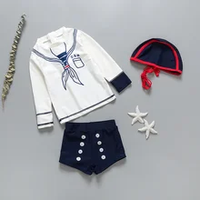 Детский раздельный купальный костюм детский пляжный купальник для девочек с высокой талией, купальник из спандекса, купальный костюм с длинными рукавами для девочек, бикини