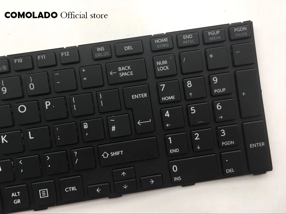 UK Keyboard For Toshiba Satellite Pro A50-A W50-A bLack laptop keyboard UK layout (2)