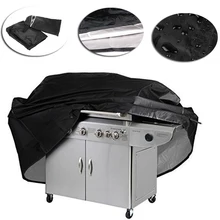 Black Waterproof BBQ Accessries BBQ Grill Cover Outdoor Anti Dust Charcoal Protector For Gas Electric Barbecue Bag