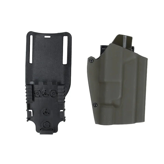 Tactical Kydex X300 Light Bearing Holster Paddle & Belt Loop For GBB Glock BK CB OD Coyote Brown(STG051112)