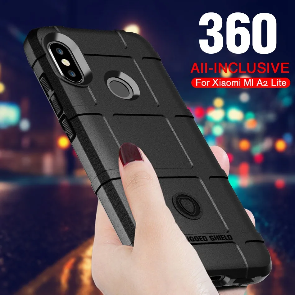 Redmi 6 Pro Case Shockproof Armor For Xiaomi Pocophone F1 Cover Xiomi Note 5 Plus 6A Mi A2 lite Full 360 |