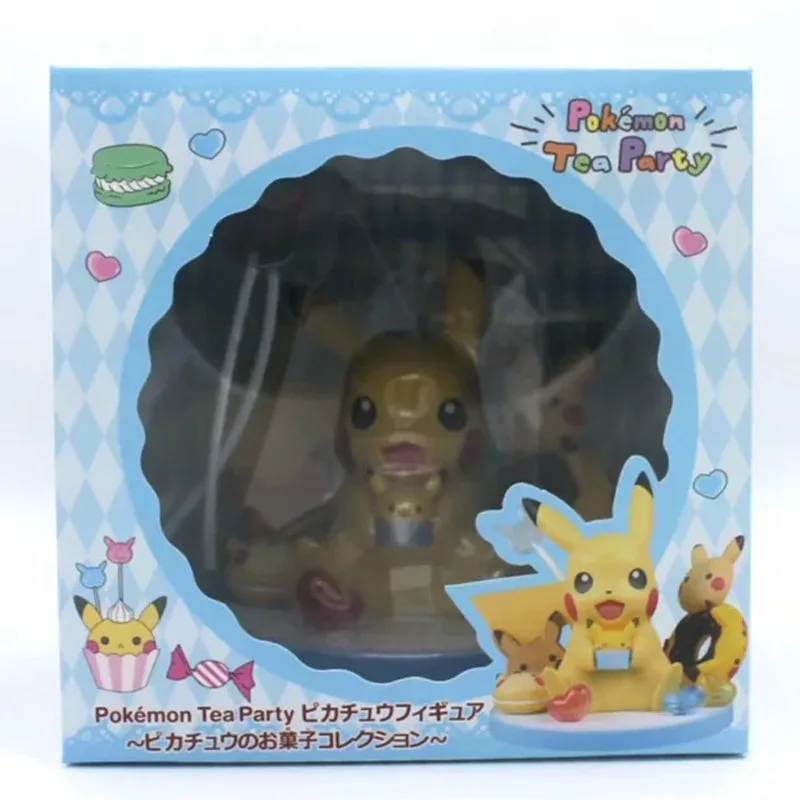 Banpresto рисунок Пикачу фигурка вечерние кекс Пончик Kawaii ПВХ экшн аниме коллекция