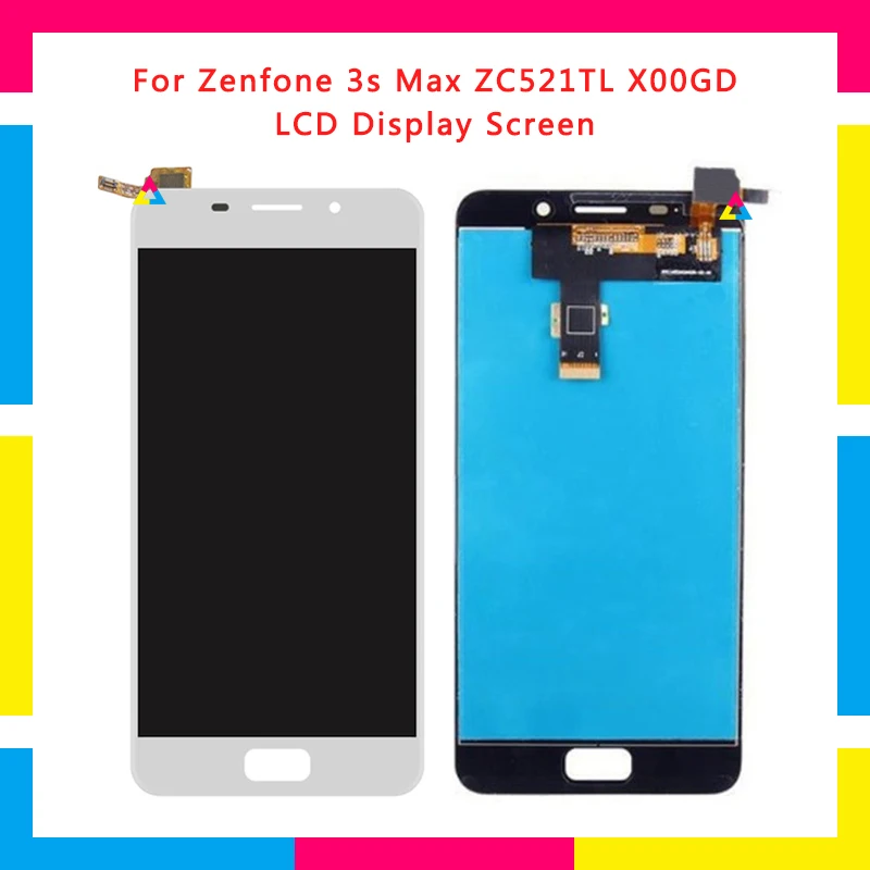 

5pcs LCD Display Screen With Touch Screen Digitizer Assembly For ASUS Zenfone 3S Max ZC521TL X00GD Replacement