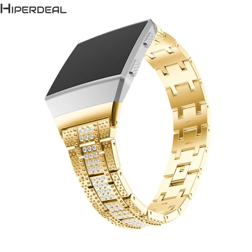 HIPERDEAL роскошный сплав кристалл часы ремешок для Fitbit ионная Горячая 17Dec21 дропшиппинг F