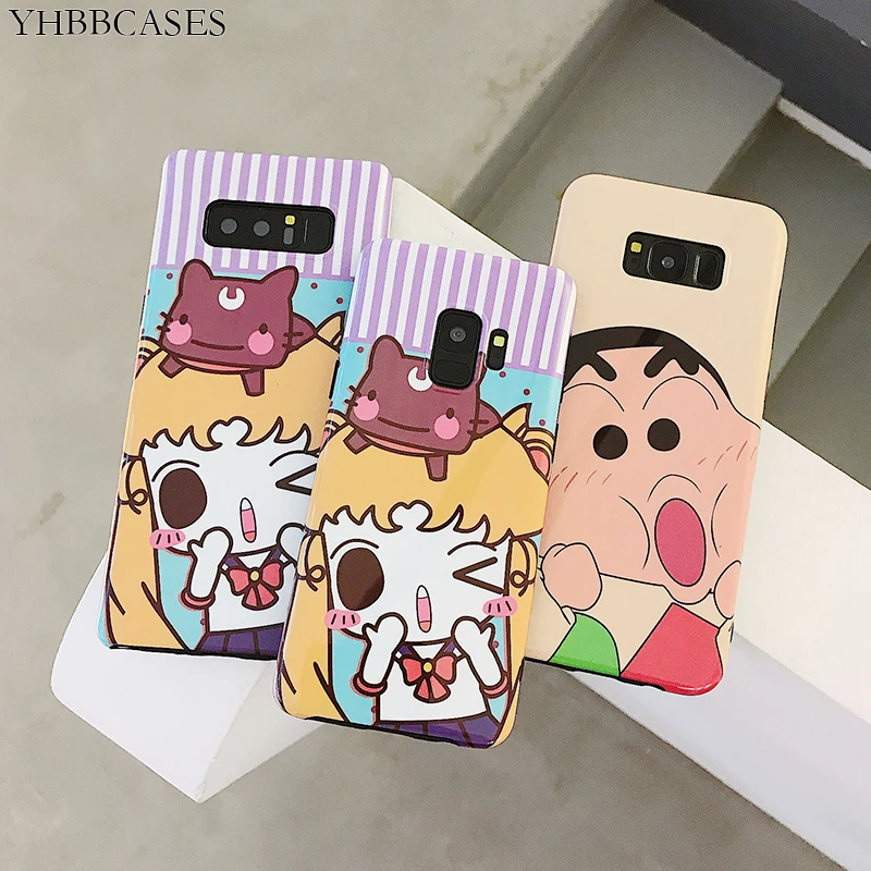 Симпатичный чехол YHBBCASES Shin Chan для телефона Samsung S8 с японским мультяшным рисунком