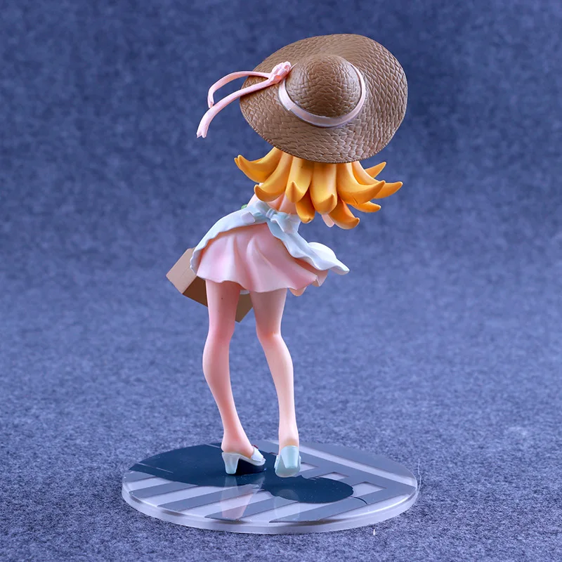 Anime Monogatari Nisemonogatari Oshino Shinobu PVC Figures Toys Super Kawaii Girl Figuras Dolls Gift 18cm  (4)