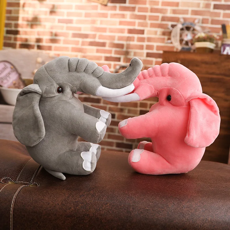 MIAOOWA 1PC 60/80CM Giant Elephant Soft Stuffed Toy Baby Lovely Animal Plush Doll Super Cute Elephant Toy Children Birthday Gift MIAOOWA 1PC 60/80CM Giant Elephant Soft Stuffed Toy Baby Lovely Animal Plush Doll Super Cute Elephant Toy Children Birthday Gift