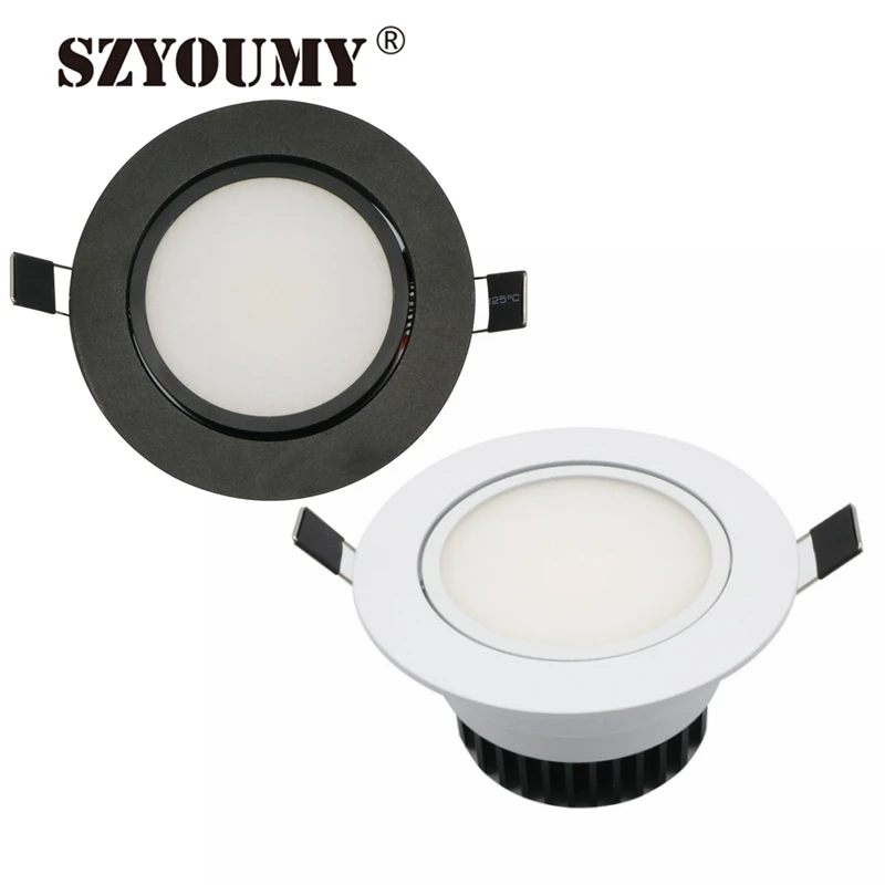 

SZYOUMY 9W LED COB Chip Downlight Recessed LED Ceiling Light Spot Light Lamp White/ Warm White Led Lamp