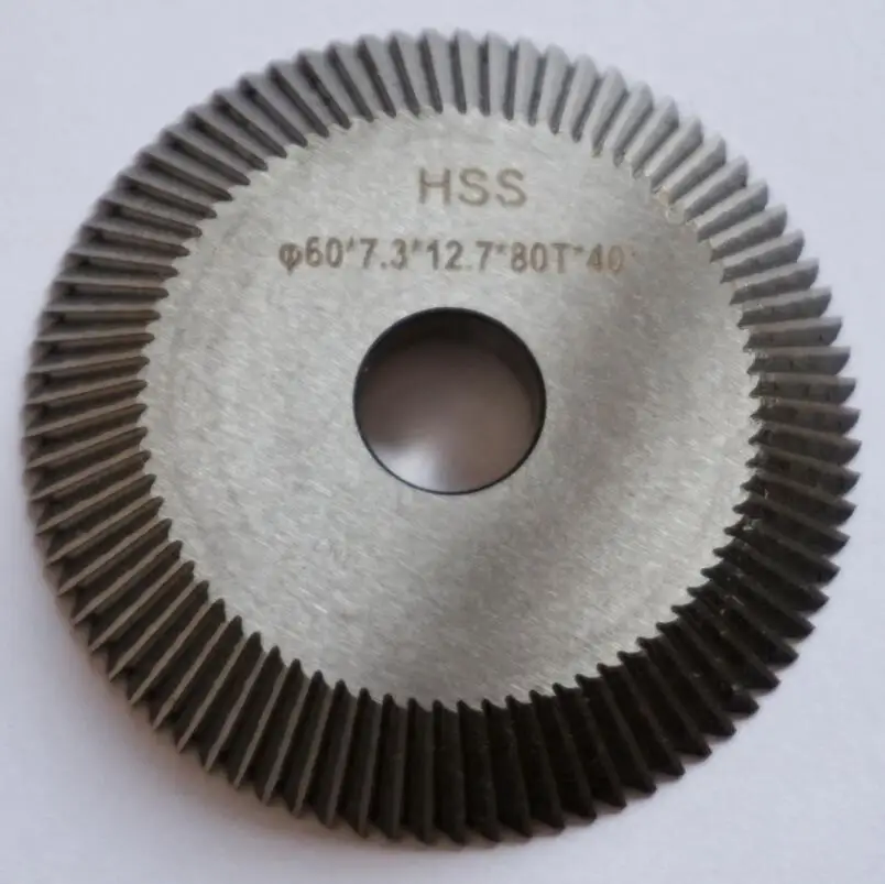 

RAISE 0010# High speed steel double angle cutter key cutting machines horizontal milling cutter Locksimth