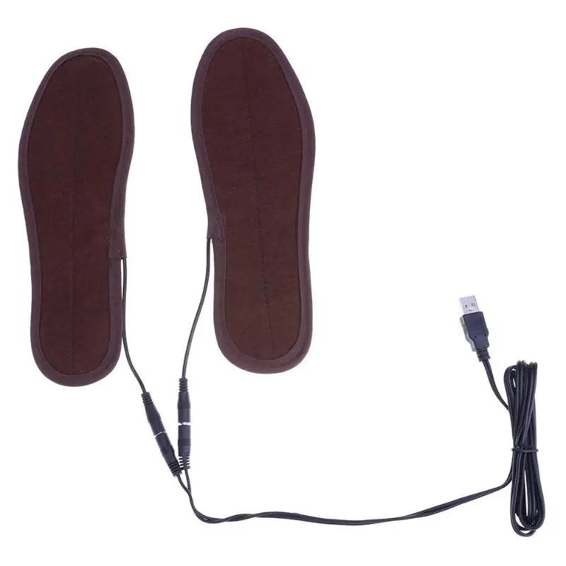 Подогрев стельки для обуви загрузки Утепленная одежда с мехом стопы вкладыши usb заряженных загрузки дезодорант осушающее устройство