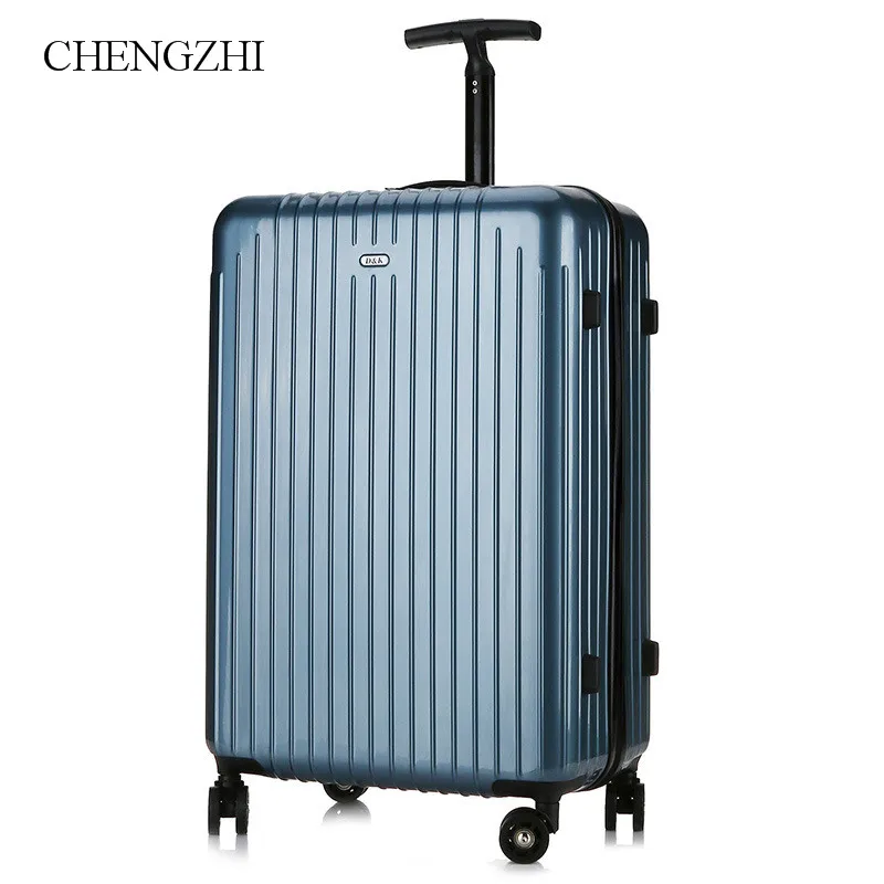 Однорычажный чемодан на колесиках CHENGZHI20 дорожный Спиннер большого объема для