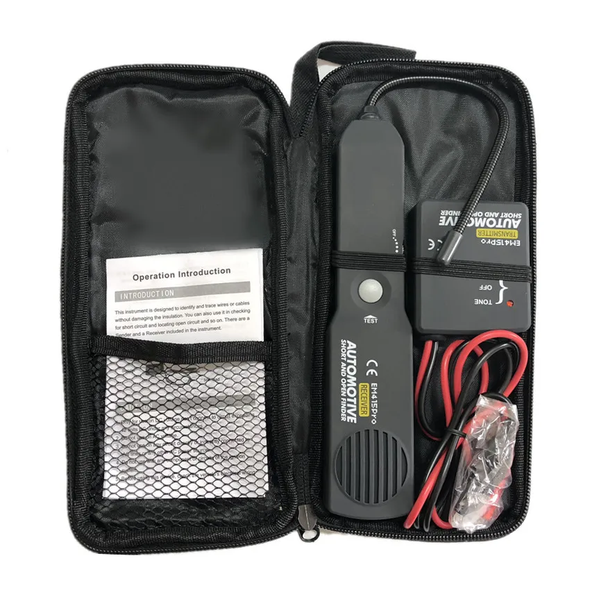 Автомобильный короткий и открытый искатель EM415PRO автомобильный детектор короткого замыкания автомобильный инструмент для ремонта детектор отслеживания кабелей orwires EM415 PRO