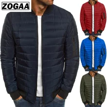 High Quality Mens Winter Solid Parka Warm Jackets Simple Hem Practical Waterproof Zipper Pocket Stand Collar Jacket