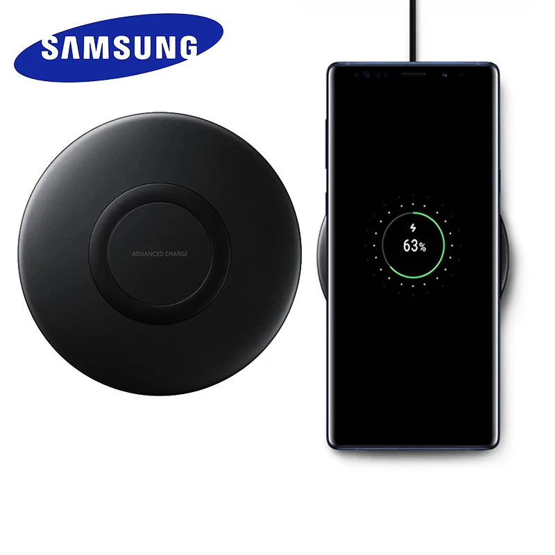 

Original Samsung Fast Wireless Charger Qi Quick Charge Pad for iPhone 8 Plus X XS Max XR Galaxy S10 S9 S8 Plus S7 S6 Edge Note 9