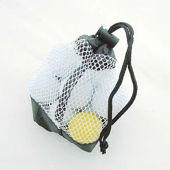 

Wholesale Portable Nylon Mesh Ping Pong Tennis Golf Ball Net Storage Bag Holder Container Golf Club Training Aids Tools