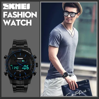 

New Sport Watches Quartz Men Digital Chronograph Wristwatches Waterproof Chronograph Outdoor Alarm Watch Relogio Masculino 2019