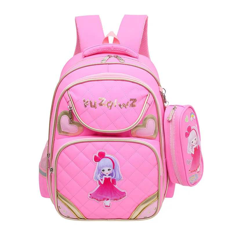 

Waterproof children school bags Girls Boys Kids Satchel princess Backpack schoolbag primary school backpack set mochila infantil