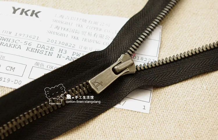 DIY кошельки ручной работы аксессуары для обуви 5 # YKK старинная серебряная молния