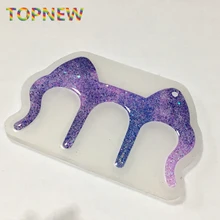 Flexible Silicone Mold Cat Ears Shaped Clips Bookmarks Piano Clamps Crafts Making for DIY Handmade Jewelry Pendant Craft Tool