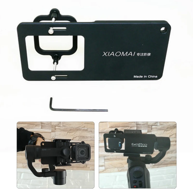 Clip Di Montaggio Adattatore Per Sony Rx0/Gopro Sessione Per Regolare Q/Liscia 4/Osmo Mobile/Fy Spg Per Gopro 4 Sessione Di Accessori Della Fotocamera
