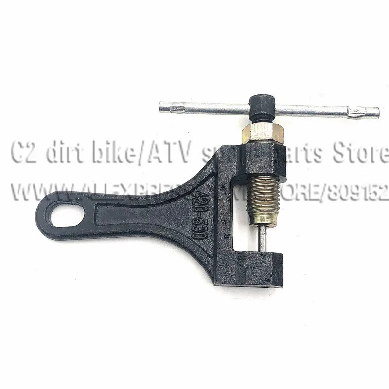 Chain Breaker #428 520 525 528 530 and T8F and 25H Chain Tool Motorcycle Bicycle ATV Black