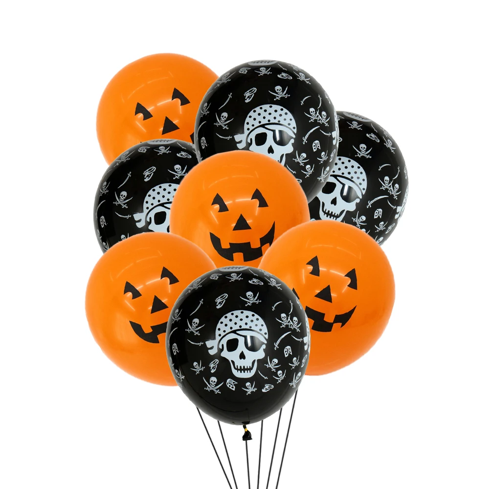 

NEW 12 Inches Halloween Decoration balloon 50/100 pcs Skeleton Bat Specter Pumpkin Spider Web Latex Balloons Party supplies