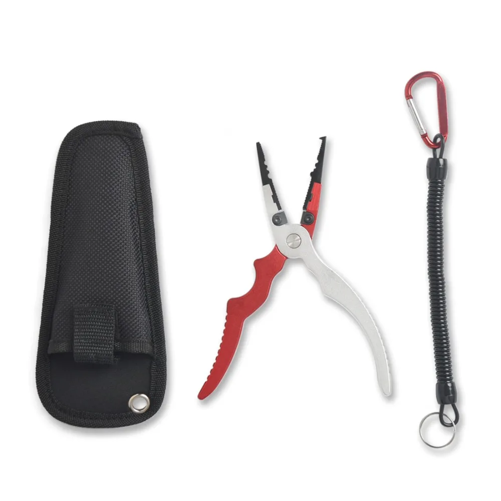 Pesca com Teste Equipamento de Pesca Alicates de Pesca de Alumínio Conjunto de Ferramentas de Pesca Padrão do Dragão Novo Conjunto Apertos Lábio Punho Alta Promoção Conjunto 25 High Quality Esporte e Lazer