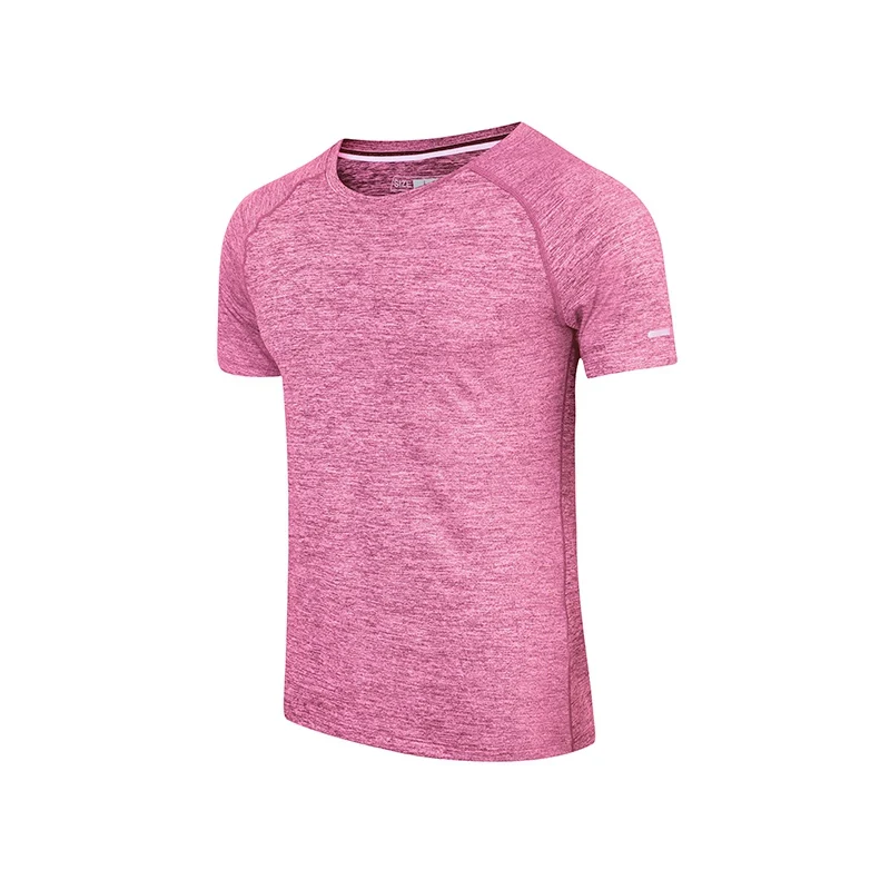 Мужские футболки для бега, спортивные рубашки с коротким рукавом, женские спортивные рубашки с коротким рукавом, новые мужские компрессионные трико для спортзала, футболка для бега - Цвет: Men Sport Shirts