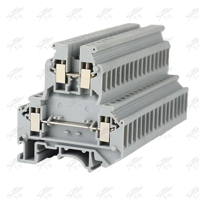 

50PCS UKK5 Wire Terminal Block DIN Rail Universal Class Terminal Splice Double-Deck Phoenix