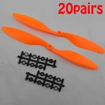 

20 Pairs Cw Ccw Propeller Bullnose 1045 Nylon Prop For Motor Multicopter Quadcopter