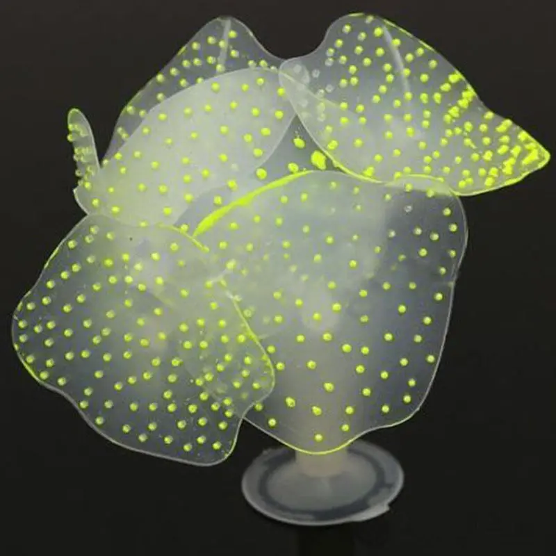 Аквариумные светящиеся искусственные Медузы силиконовые искусственные водные растения водный пейзаж Декор аквариумные аксессуары для аквариума