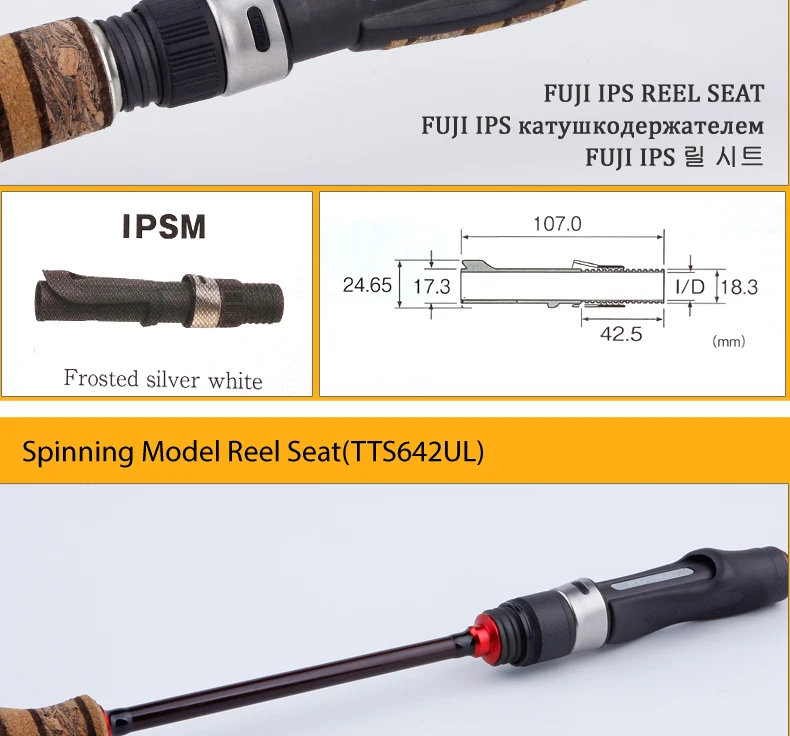 Vara de Pesca Kuying Teton ul Ultraleve Macia Isca Fundição Carbono Fiação Cana Pólo Fuji Parte Ação Média Truta 1.8m 1.9m 1.92 19 Cheap Varas de pescar