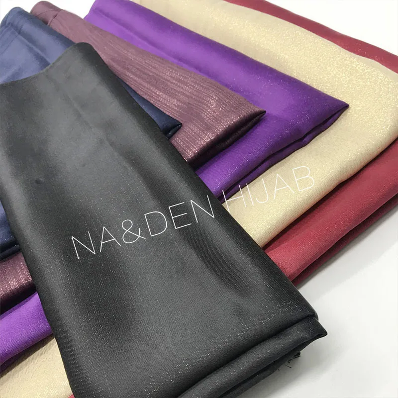 

2019 NEW fashion women pure color shimmer scarf tassels border chiffon silk scarves muslin hijab 10pcs/lot