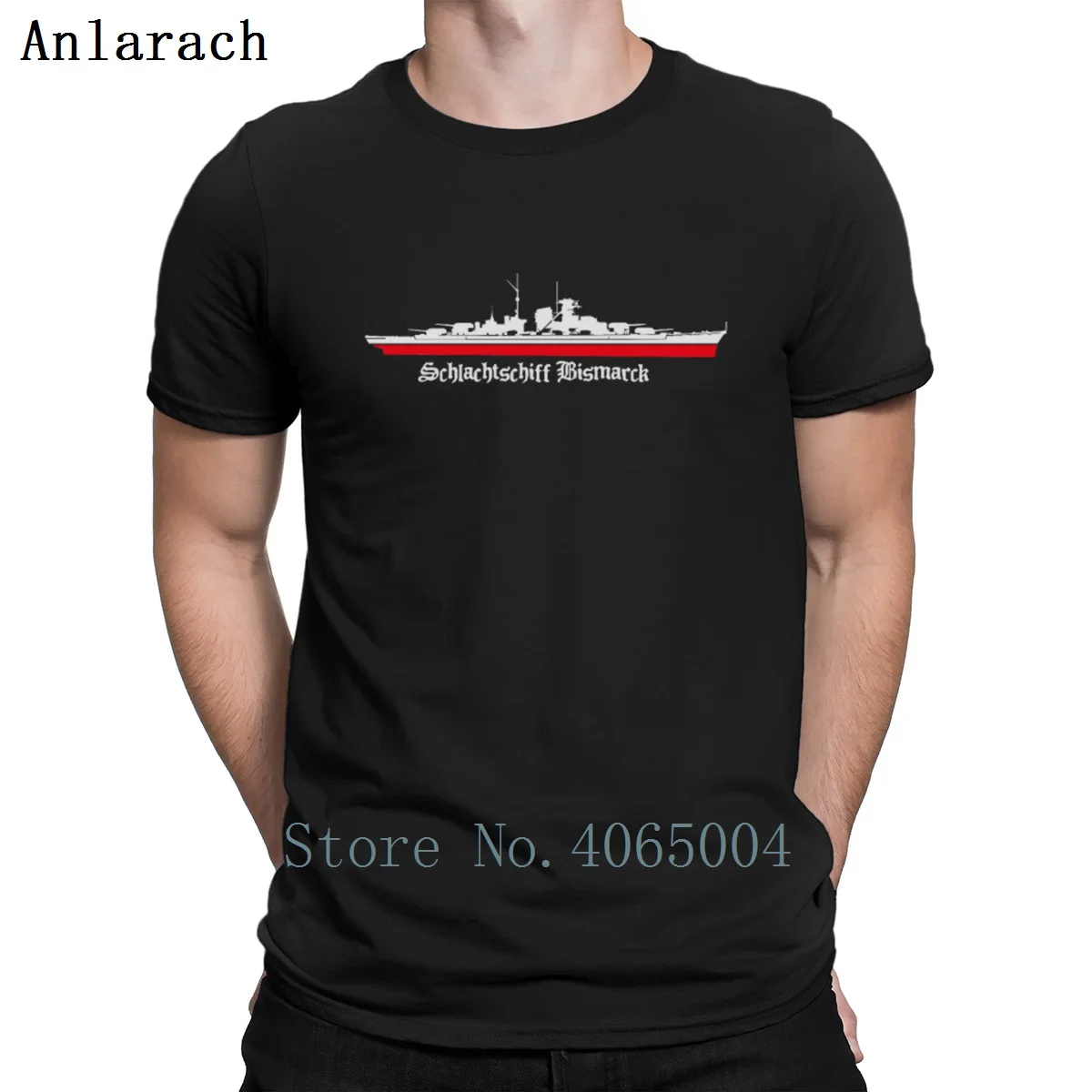 

Bismarck Schlachtschiff War Ship Flotte World War T Shirt Spring Autumn Cotton Euro Size S-3xl New Fashion Family Shirt
