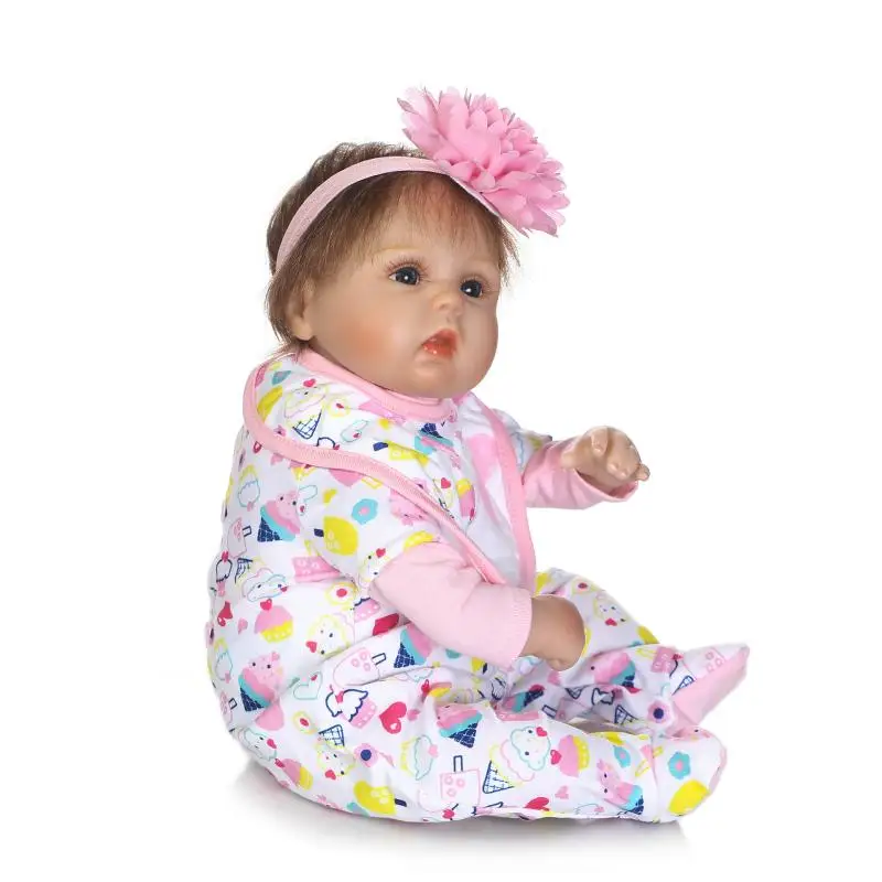 Bebe Silicone reborn realista 40cm Reborn Baby Doll kids Playmate Gift For  Girls new year toys soft body boneca reborn - AliExpress