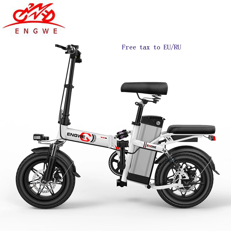 MINI bike Folding Electric Bike 48V25/30A LG Lithium Battery 14 inch 350 W Powerful Motor Electric Bicycle Scooter city e bike
