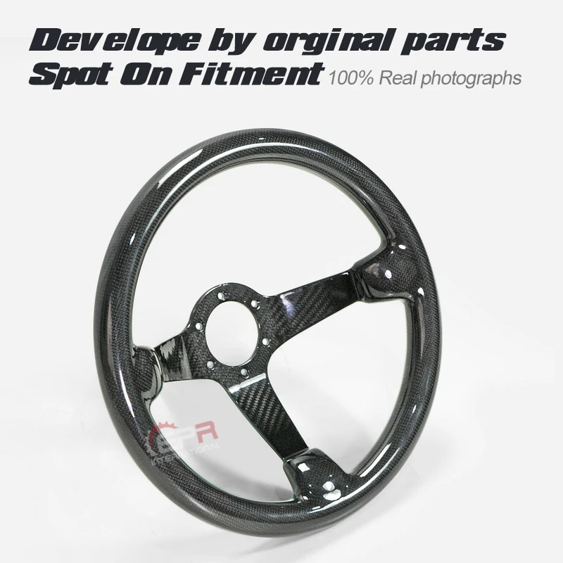 

UNIVERSAL Deep Dish Type Steering Wheel(335mm diameter, deep around 60mm, 6 bolts 70mm PCD