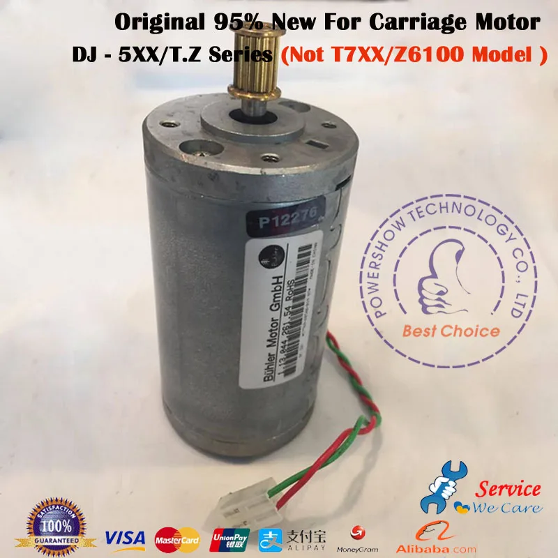Original 95% New Q5669 67069 CK837 67015 C7769 60375 Carriage Drive Motor For HP Z2100 Z3200 