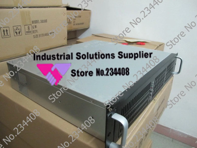 جديد 2u تخدم جدار الحماية تخزين 2u الهيكل PC امدادات الطاقة 380 قصيرة حالة الألومنيوم لوحة