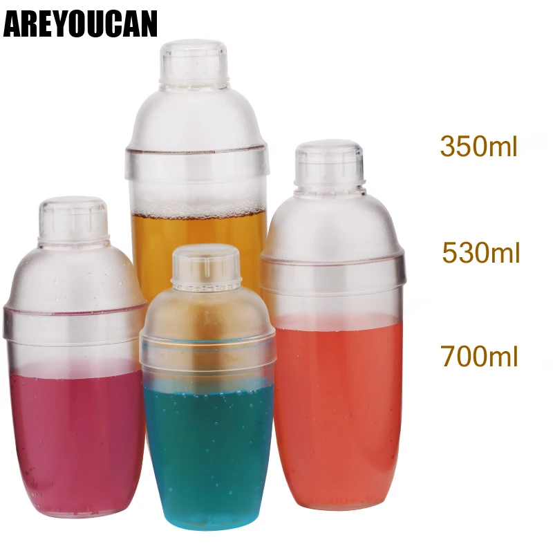

AREYOUCAN Cocktail Shaker Set Shaker Cup Easy to Cocktail 350ml-700ml Kit Snow Grams Cup Bar Tools Incorporating Convenient